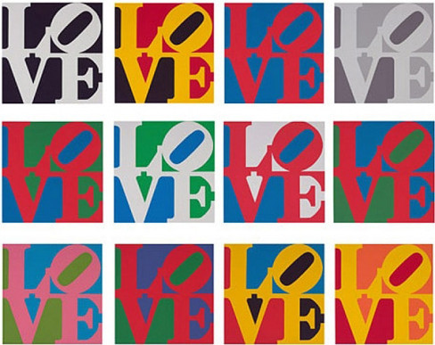 Robert Indiana - Special Edition of the Book of Love 13 ed. of 50 20x24in.